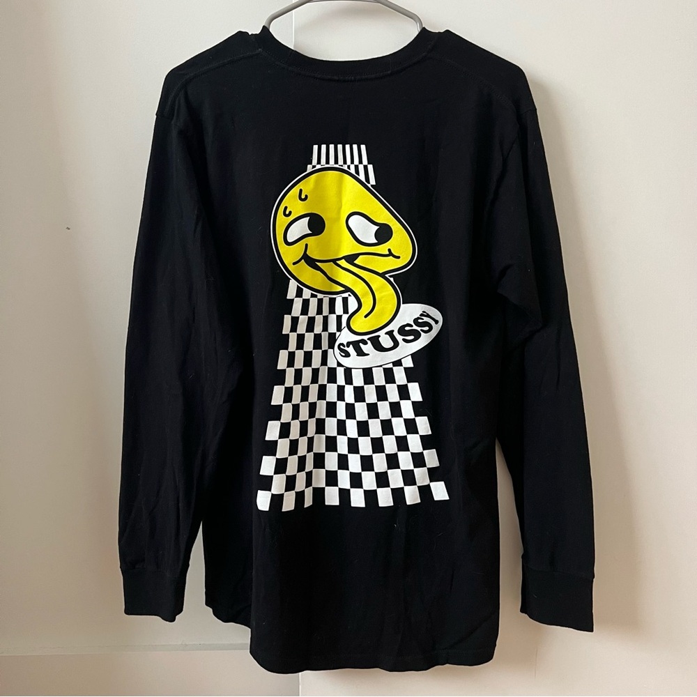 STUSSY LONG SLEEVE GRAPHIC TEE